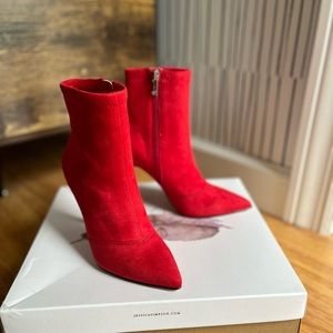 HOT RED Jessica Simpson Booties